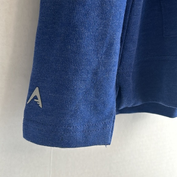 Men's Antigua Heather Royal Los Angeles Rams Cloud Pullover Hoodie size M - Picture 5 of 6